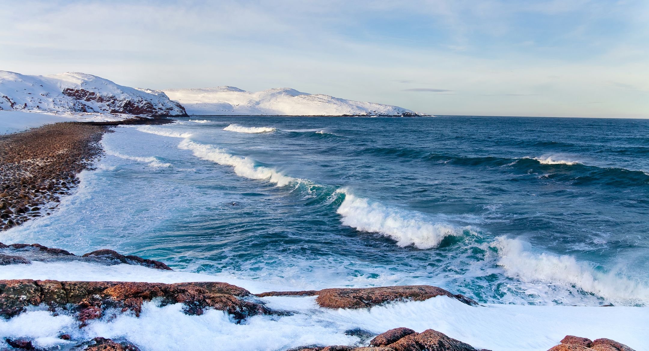 Barents Sea in the Arctic circle. Credit: Rozova Svetlana/Shutterstock.com